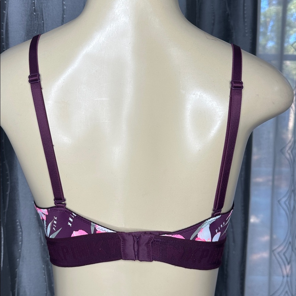 Victoria's Secret Pink Floral Bralette women’s Sz 34C - Picture 4 of 7